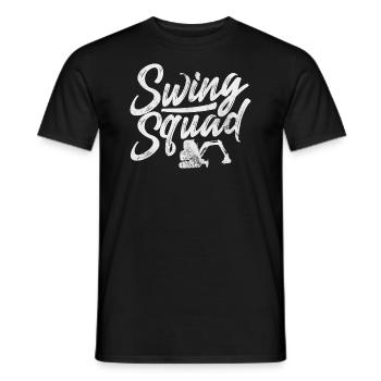Swing squad Excavatrice - T-shirt homme - noir - Devant - AI Model Male 178 light (178cm)