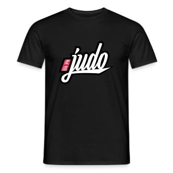 judo - Men's T-Shirt - black - Front - AI Model Male 178 light (178cm)