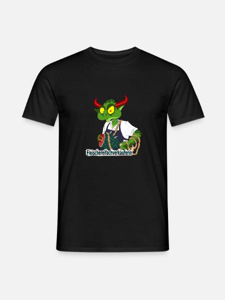 Fleischereifachverkäuferin - Männer T-Shirt - Schwarz