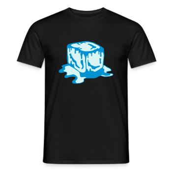 ice cube 2c - Männer T-Shirt - Schwarz - Vorne - AI Model Male 178 light (178cm)