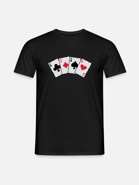 Poker Cards - Poker Cards - Men's T-Shirt - black