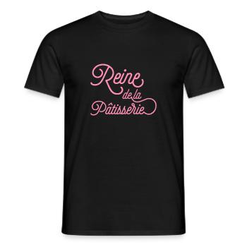 Reine de la patisserie - T-shirt homme - noir - Devant - AI Model Male 178 light (178cm)