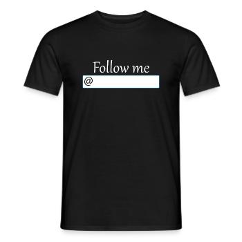 Influencer - Männer T-Shirt - Schwarz - Vorne - AI Model Male 178 light (178cm)