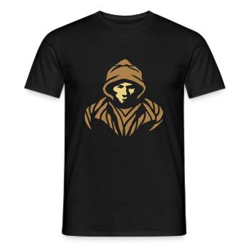 Méchant du design Assasin - T-shirt homme - noir - Devant - AI Model Male 178 light (178cm)