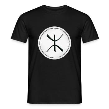 Amazigh - Men's T-Shirt - black - Front - AI Model Male 178 light (178cm)
