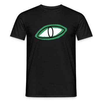 Oeil - T-shirt homme - noir - Devant - AI Model Male 178 light (178cm)