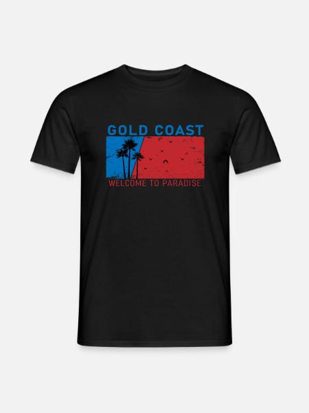 GOLDCOAST LOGO WIDE - Men's T-Shirt - black