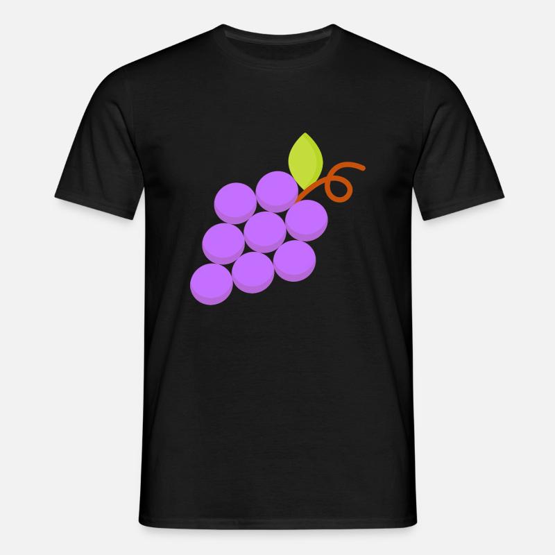Traube - Männer T-Shirt - Schwarz
