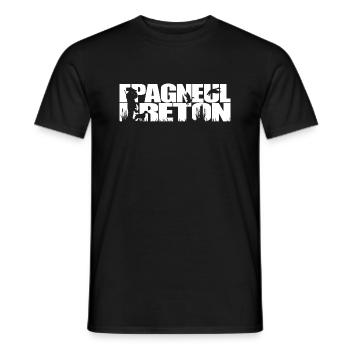 EPAGNEUL BRETON Jagdhund Jagdhunde Wilsigns - Männer T-Shirt - Schwarz - Vorne - AI Model Male 178 light (178cm)