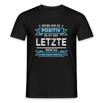lustiger spruch geek geschenk witzig cool lehre - Männer T-Shirt - Schwarz - Vorne - AI Model Male 178 light (178cm)