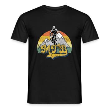 Vélo de montagne Cyclisme Cyclisme Cyclisme - T-shirt homme - noir - Devant - AI Model Male 178 light (178cm)