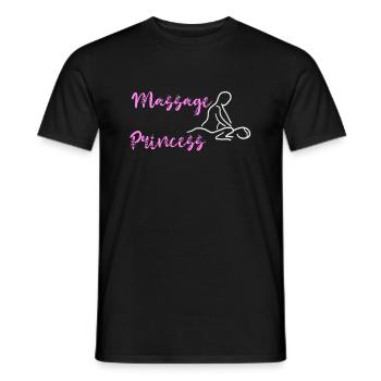Massage Therapeut Welness Spa Massage Therapy - Männer T-Shirt - Schwarz - Vorne - AI Model Male 178 light (178cm)