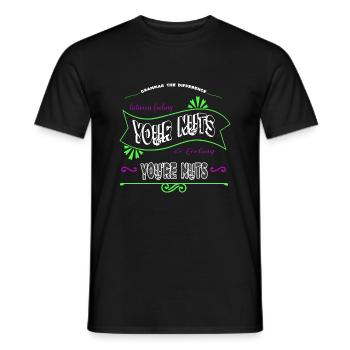 jokes creativewriting blogger cool awesome - Men's T-Shirt - black - Front - AI Model Male 178 light (178cm)