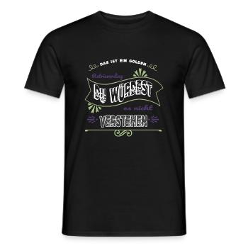 lieben tier haustier spruch chihuahua humor lustig - Männer T-Shirt - Schwarz - Vorne - AI Model Male 178 light (178cm)