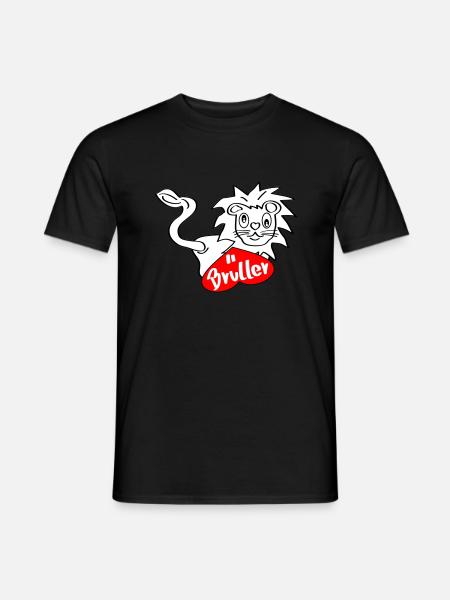Brülllöwe - Männer T-Shirt - Schwarz