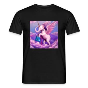 New Dimension - Men's T-Shirt - black - Front - AI Model Male 178 light (178cm)