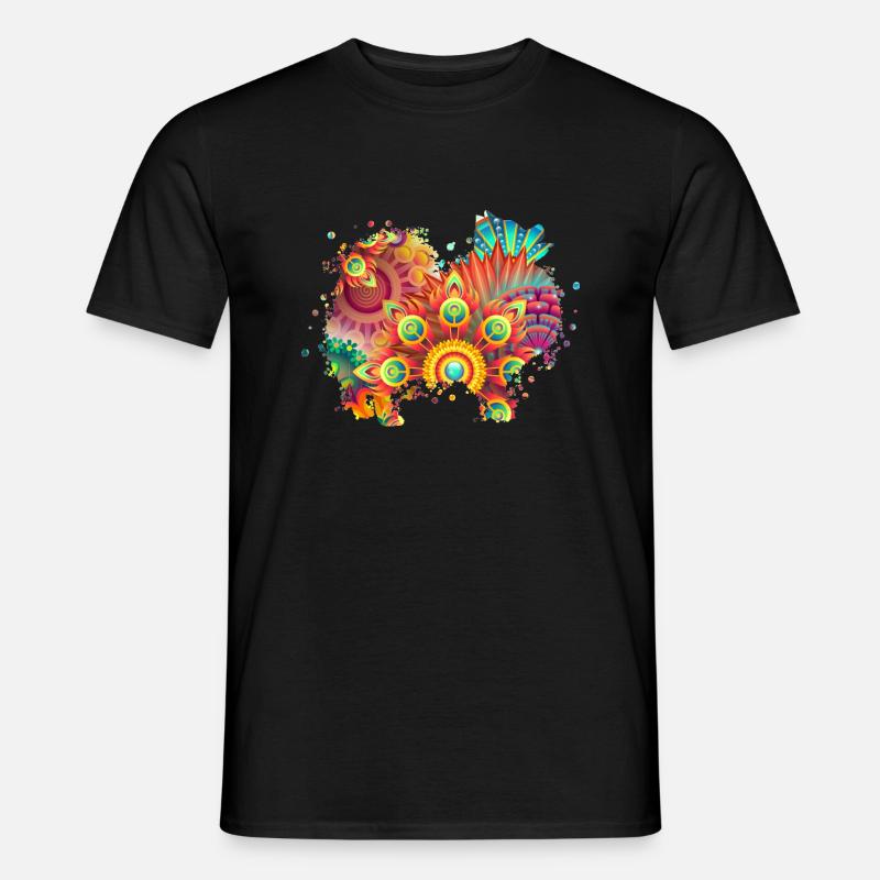 German Spitz Hund Deutscher Spitz - Männer T-Shirt - Schwarz