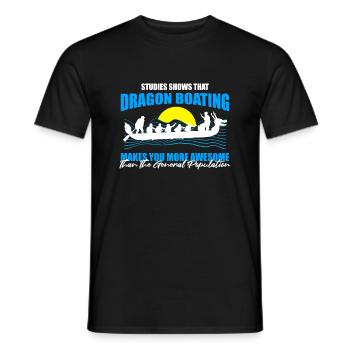 Drachenbootrennen Festival für Drachenboot - Männer T-Shirt - Schwarz - Vorne - AI Model Male 178 light (178cm)
