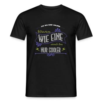 hundeliebhaber humor windhund bullterrier witzig - Männer T-Shirt - Schwarz - Vorne - AI Model Male 178 light (178cm)