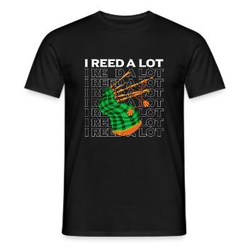 Scotsman Zitat für Dudelsackmusiker und Dudelsack - Männer T-Shirt - Schwarz - Vorne - AI Model Male 178 light (178cm)