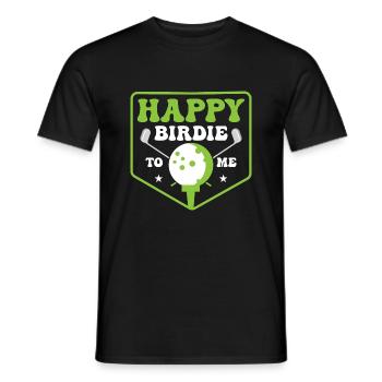 Joyeux Birdie à moi Golf Golf - T-shirt homme - noir - Devant - AI Model Male 178 light (178cm)