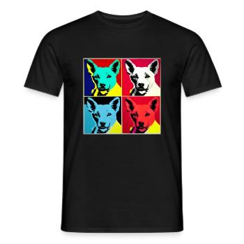 A007 - Männer T-Shirt - Schwarz - Vorne - AI Model Male 178 light (178cm)