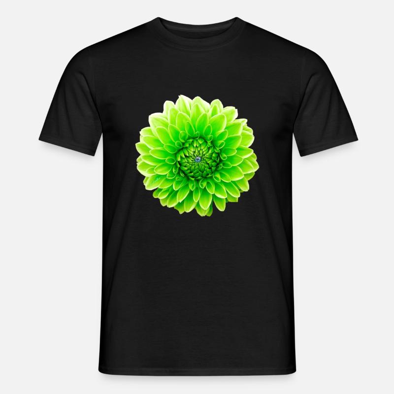 Blume - Männer T-Shirt - Schwarz