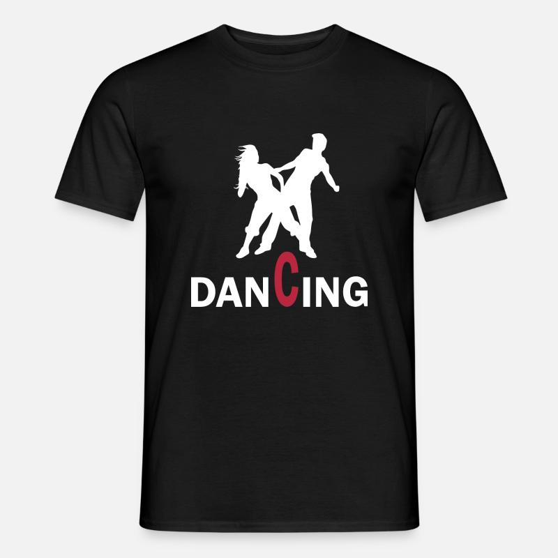 Dancing Dance Music - Men's T-Shirt - black