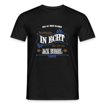 doggie cool lieblingshund humor geek hunderasse - Männer T-Shirt - Schwarz - Vorne - AI Model Male 178 light (178cm)