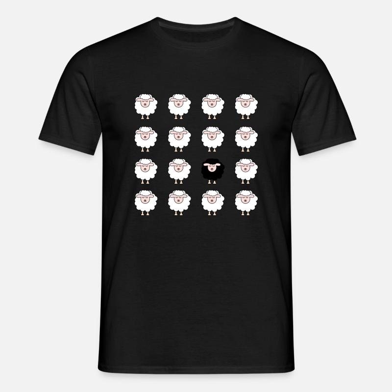 Mouton - T-shirt Homme - noir