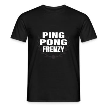 Bday Speed Challenges Stratégie de tennis de table - T-shirt homme - noir - Devant - AI Model Male 178 light (178cm)
