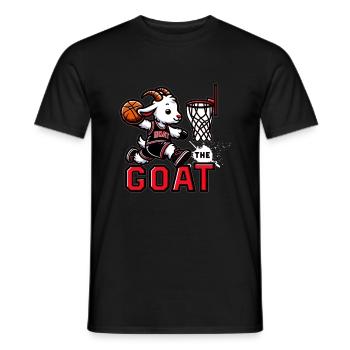 Slam Dunk Goat - Men's T-Shirt - black - Front - AI Model Male 178 light (178cm)