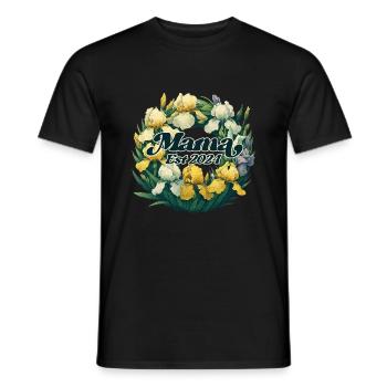 Mama EST 2024 - Männer T-Shirt - Schwarz - Vorne - AI Model Male 178 light (178cm)