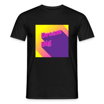 dreambig - T-shirt homme - noir - Devant - AI Model Male 178 light (178cm)