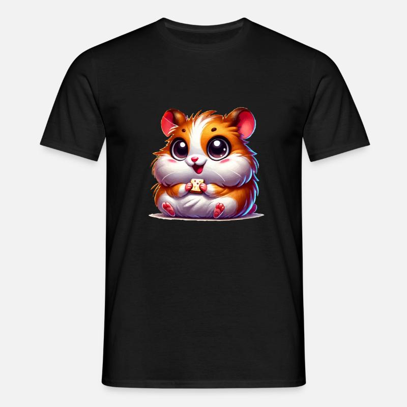 hamster comic - Männer T-Shirt - Schwarz