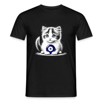 Nazar - Männer T-Shirt - Schwarz - Vorne - AI Model Male 178 light (178cm)