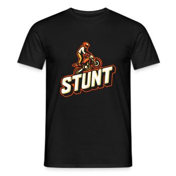 Stunt - T-shirt homme - noir - Devant - AI Model Male 178 light (178cm)