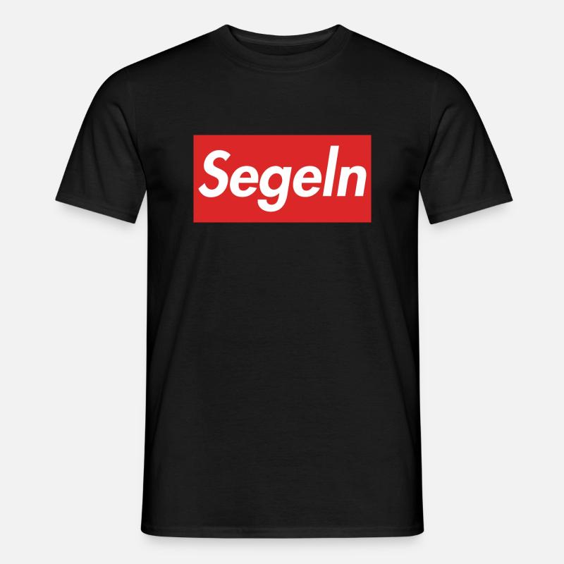 Segeln - Männer T-Shirt - Schwarz