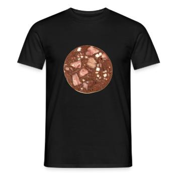 black pudding - Men's T-Shirt - black - Front - AI Model Male 178 light (178cm)