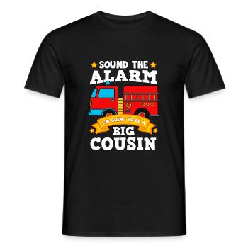 I'm Going To Be A Big Cousin - Männer T-Shirt - Schwarz - Vorne - AI Model Male 178 light (178cm)