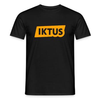 Iktus - Men's T-Shirt - black - Front - AI Model Male 178 light (178cm)