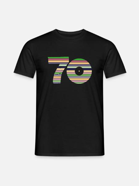 70 th the seventies - Men's T-Shirt - black