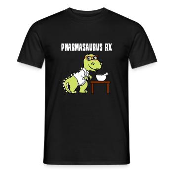 Pharmasaurus RX - T-shirt homme - noir - Devant - AI Model Male 178 light (178cm)