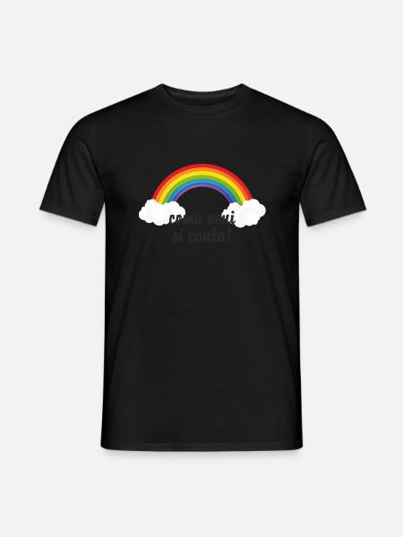 comu veni si cunta - T-shirt uomo - nero