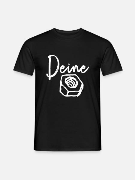 Deine Mutter - Männer T-Shirt - Schwarz