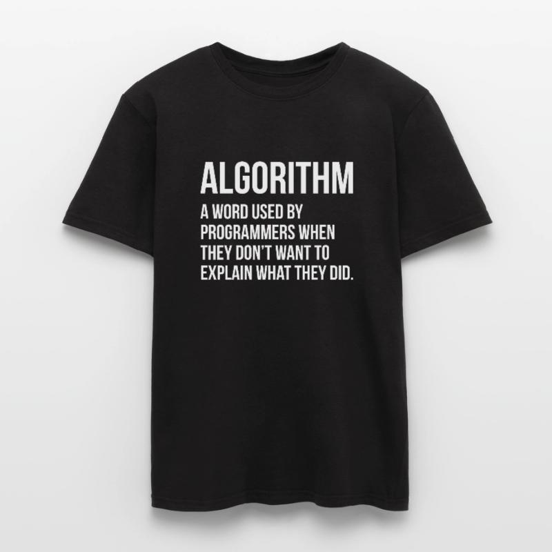 Algorithm Programming Informatic Geschenk Männer T-Shirt