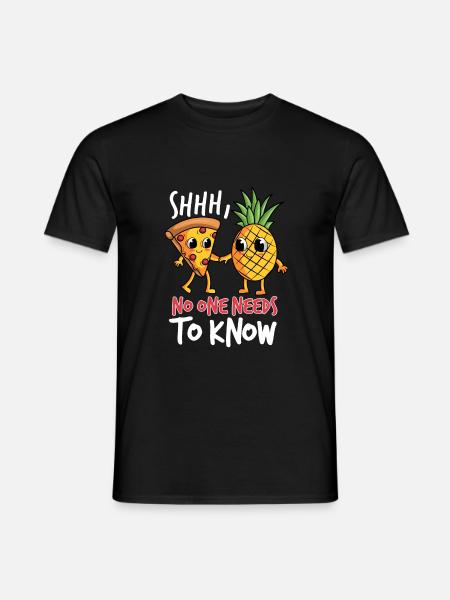 Chut, personne n’a besoin de savoir - T-shirt homme - noir