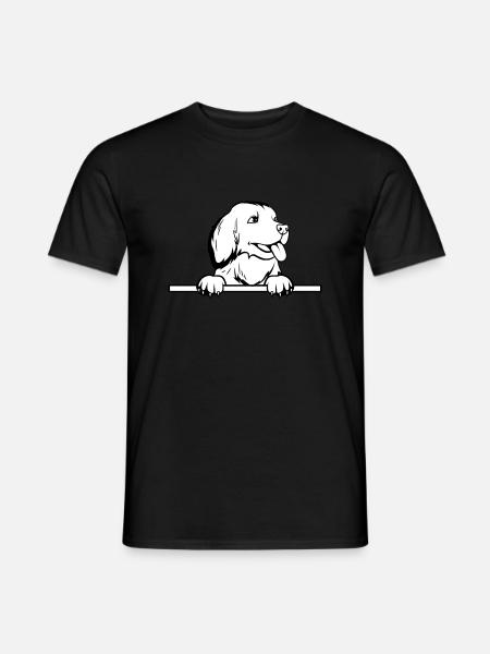 Golden Retriever Dog Lovers - Men's T-Shirt - black