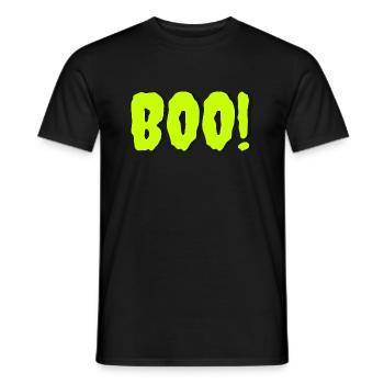 boo - Männer T-Shirt - Schwarz - Vorne - AI Model Male 178 light (178cm)