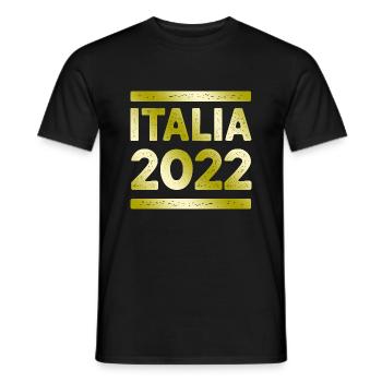 Équipage de l’Italia Party - T-shirt homme - noir - Devant - AI Model Male 178 light (178cm)